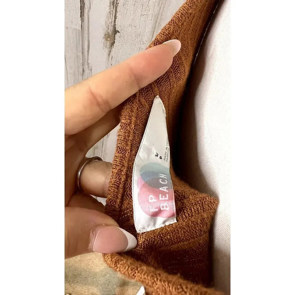 Free People FP Beach Women's‎ Small Endless Summer Brown Casual Sleeveless Top - Picture 3 of 6